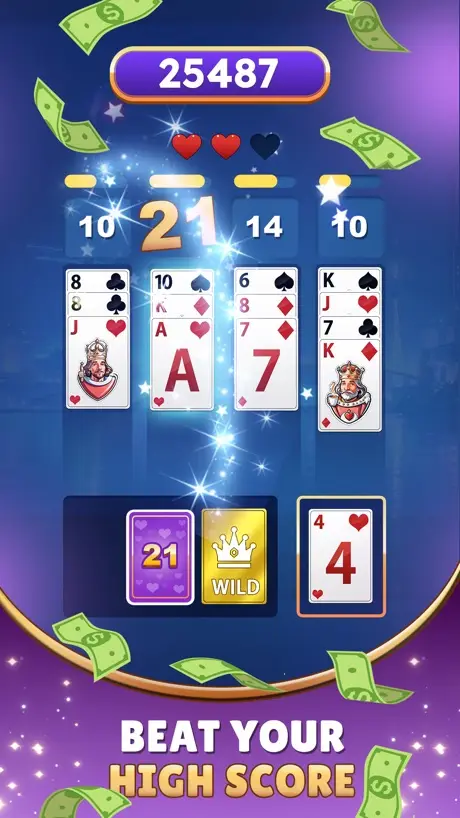Skill Based Blackjack 21 Game screenshot 2